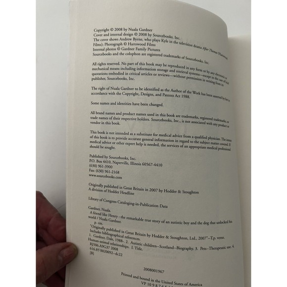 A Friend Like Henry The Remarkable True Story Autistic Boy and Dog NEW PB - Picture 5 of 7